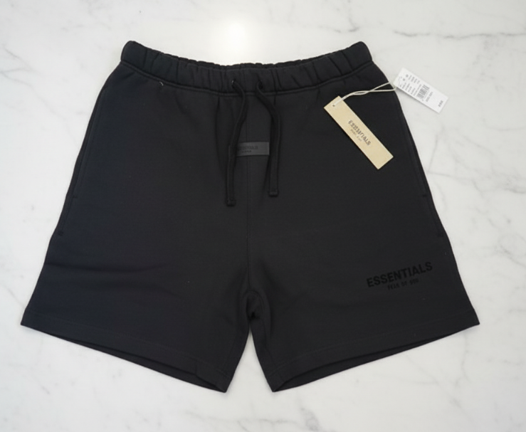Black stretch shorts