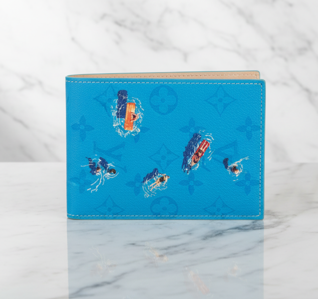 Blue wallet