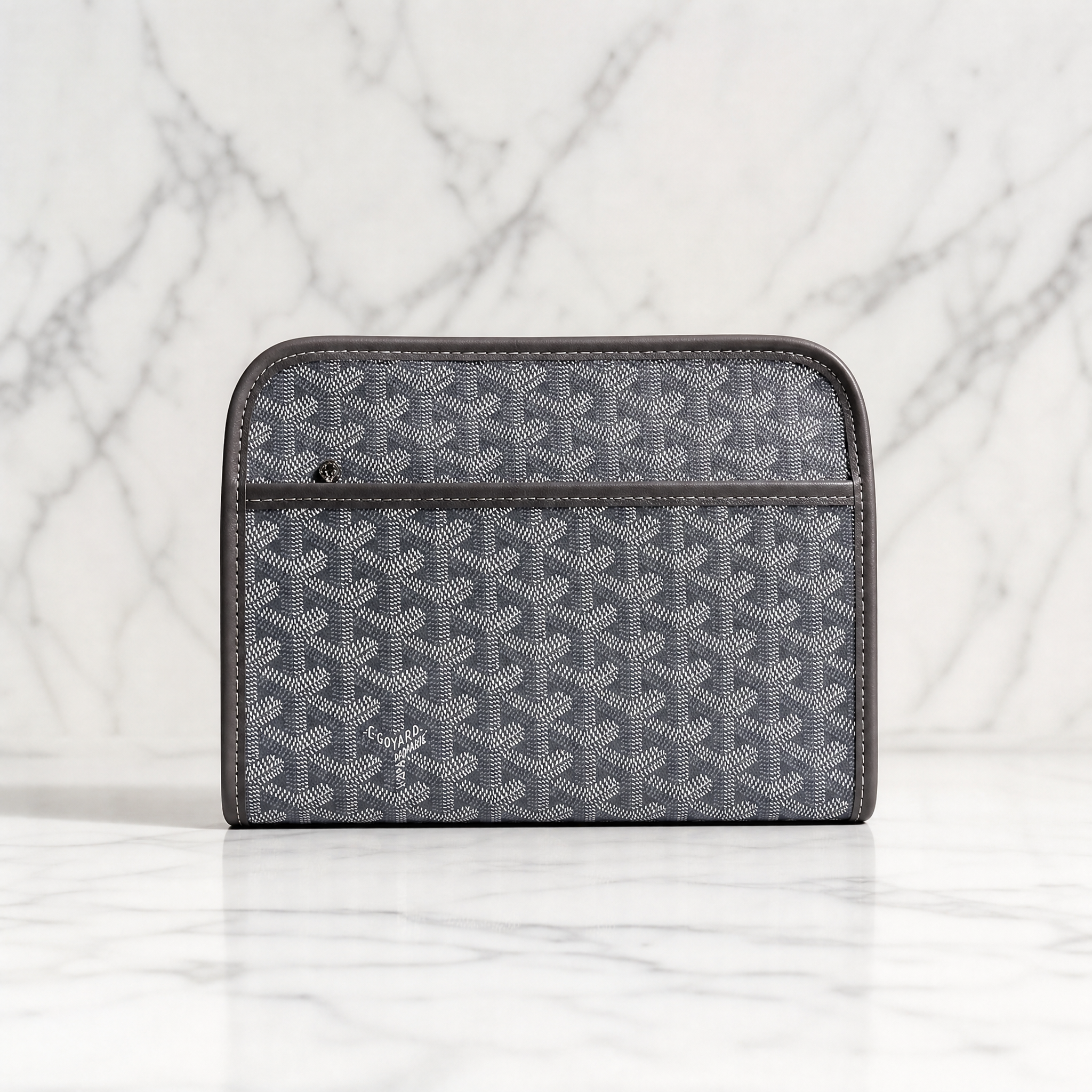 Gray yard pouch bag
